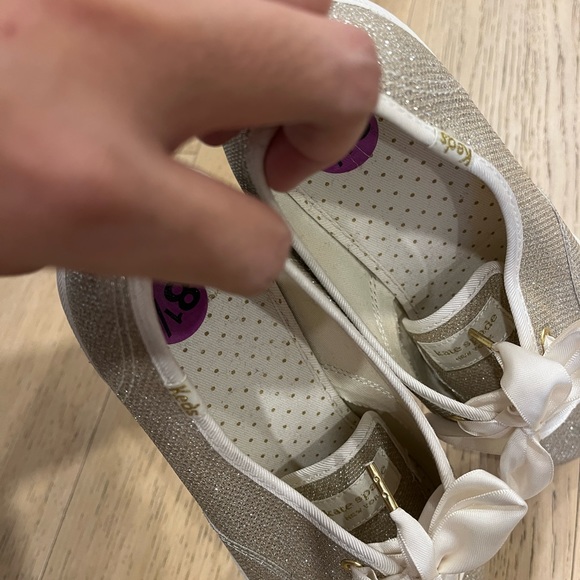 Kate Spade ♠️ Keds sneakers Rose gold size 8.5 US - Picture 14 of 17